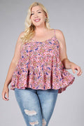 Floral Ruffle Cami