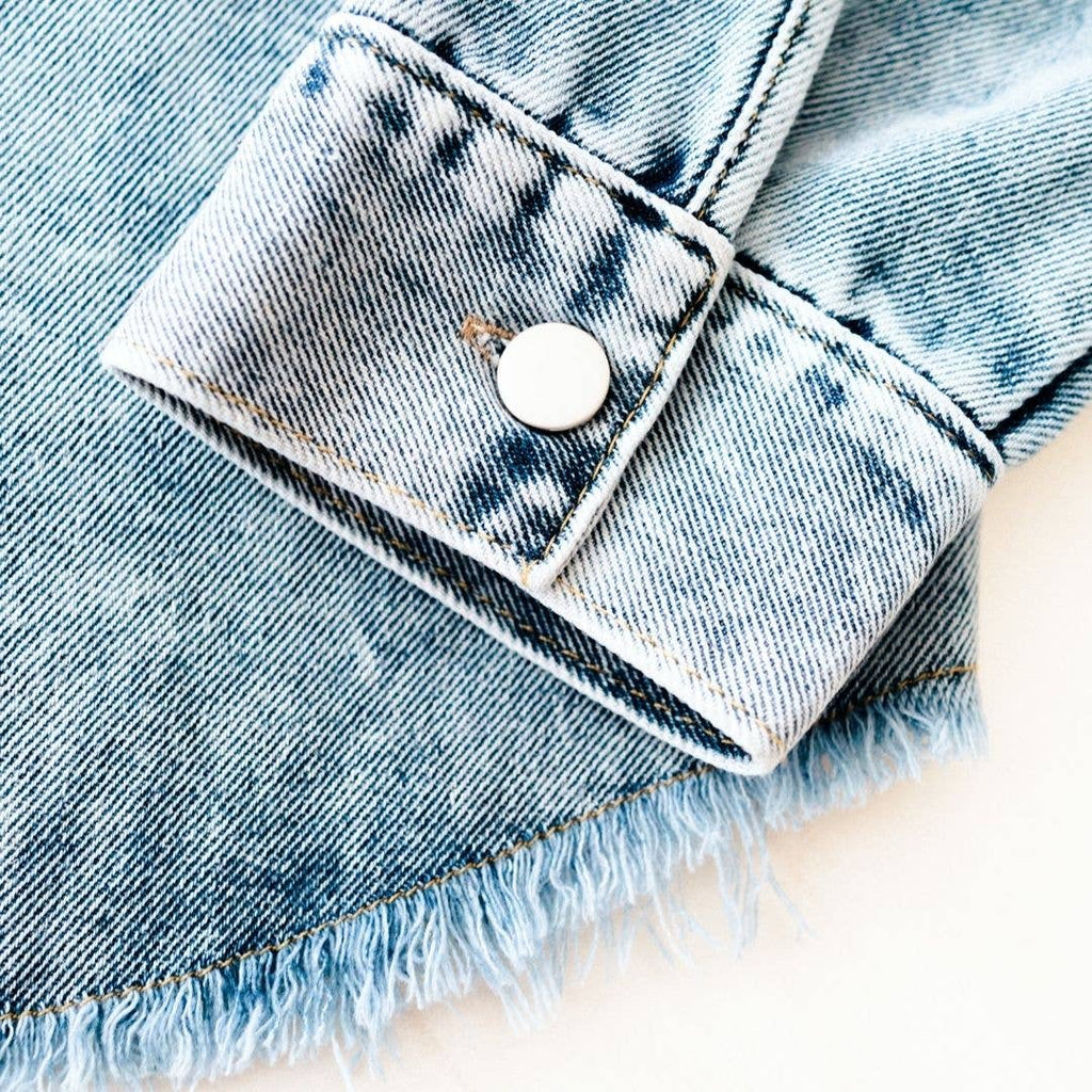 Plus Denim Jean Jacket