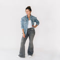 Plus Denim Jean Jacket